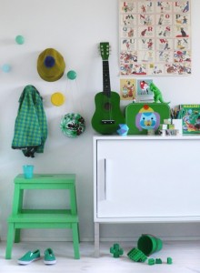 zielony w pokojach dziecięcych chłopca blog scandikids